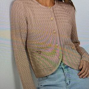 Caracilia Womens Cropped Cardigan‎